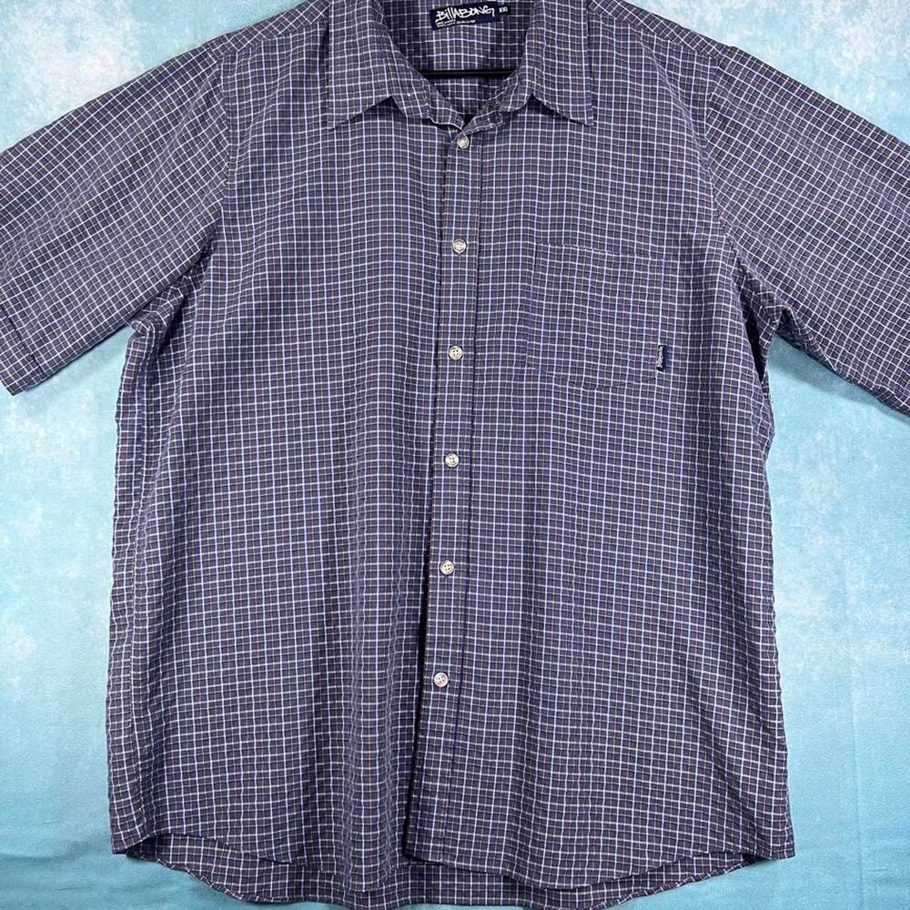 Billabong Men's Blue and Navy Shirt